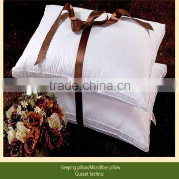 Microfiber pillow/sleeping pillow/polyester pillow/hotel pillow