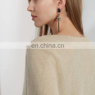 Women's Cashmere Wool Solid Color Cardigan With Buttons photo-4