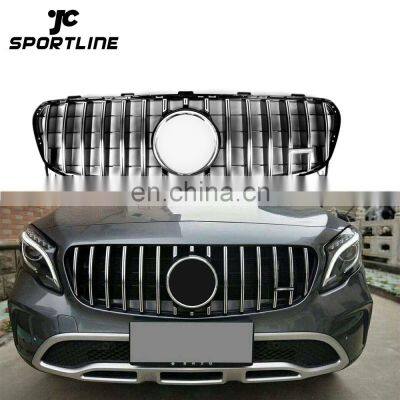 Silver GLA250 GT Car Grill for Mercedes Benz X156 GLA180 GLA200 GLA45 AMG 17-18