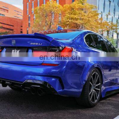 Body Parts AK Style Rear Bumper Lip For 2019+ BMW G20 G28 New 3 Seriesr Rear Diffuser photo-2
