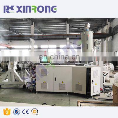 PE solid pipe plastic hdpe pipe extrusion equipment double layers corrugated pipe machine