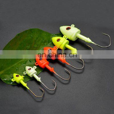 Оптовая продажа крючков для рыбалки на лодке (джиггинг) с свинцовым головком весом от 7 г до 45 г, крючков для искусственных червей