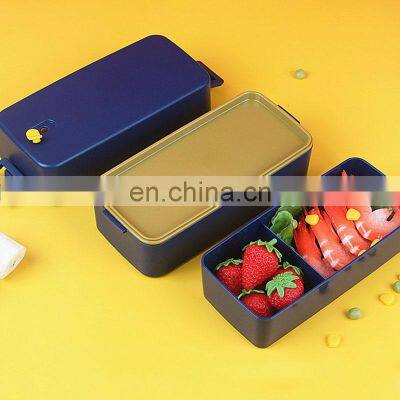 Japanese Smart Custom Wholesale Eco Friendly Wheat Straw Plastic Bento Kids Lunch Box photo-2