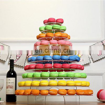 Sweet Macaron Tower Wedding Party dessert Shower acrylic display stand