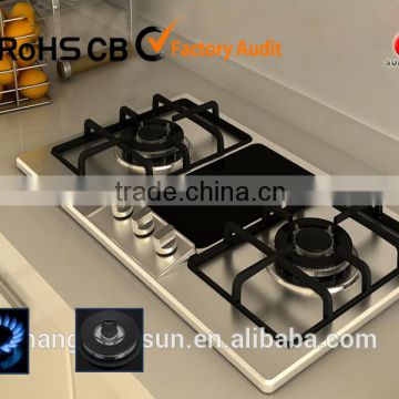 new design stainless steel gas hob