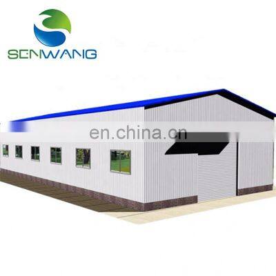 Low Cost And Fast Assembling self storage warehouse prefabricated steel spray structure building