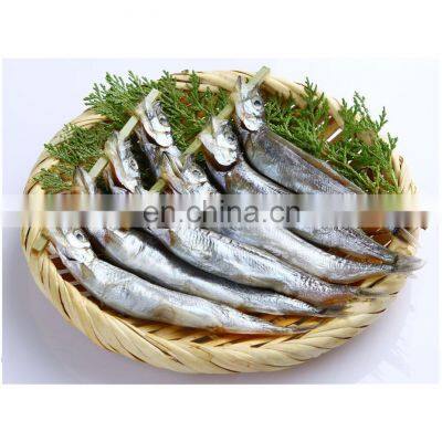 Good quality tray packing one night dried capelin fish