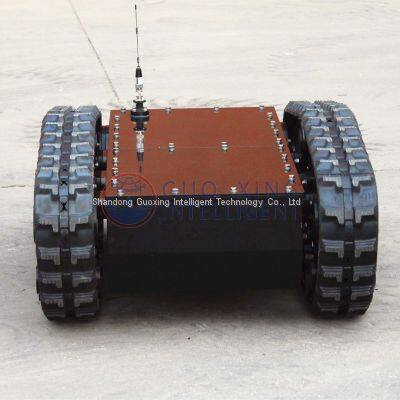 PKT1100 Firefighting Patrol Security Rubber Tracked Vehicle Crawler Robot Chassis With High Performance photo-4