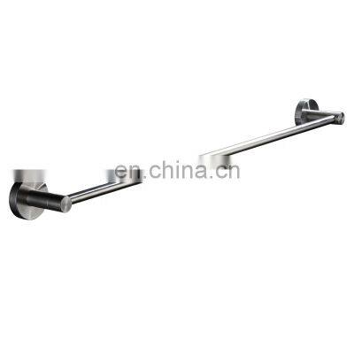 Bathroom towel bar rail accessories wall mounted rack stainless steel metal