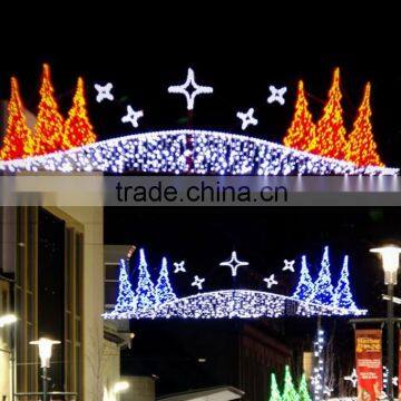 Beautiful motif light christmas street display