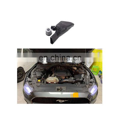 Manufacturer Hot Sale Dry Carbon Fiber Cold Air Intake Kit For FORD Mustang 2.3T