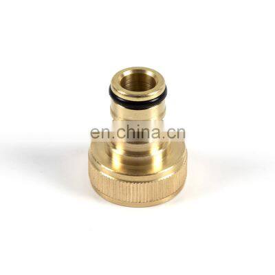 China Manufacturer Female and Male 3/4 Inch BSP Thread Brass Garden Hose Quick Connector for Water Gun photo-2