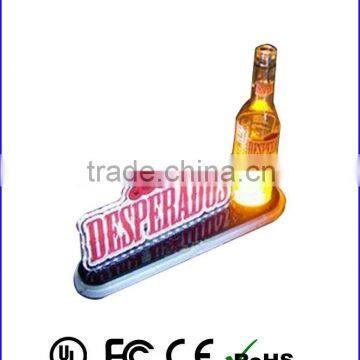 Nice bottle glorifier, LED bottle display stand for promotion and signs