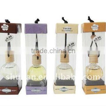 Car Perfume with PVC Packing, Car Perfume in Display Box,Car Air Freshener,Hanging Liquid Air freshener