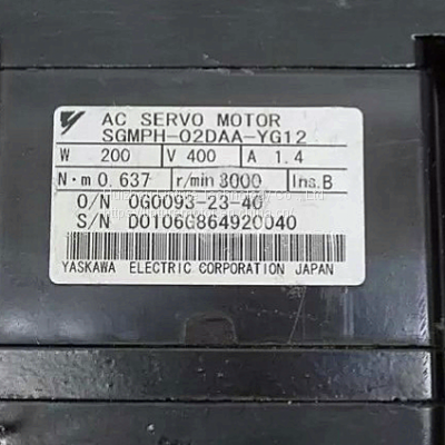 SGMPH-02DAA-YG12 200 вт 400 В Сервомотор Yaskawa photo-3