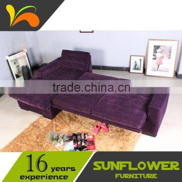 Modern Home Furniture L Shape Sofa Cum Bed With Storage photo-3
