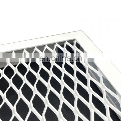 PVC coated Expanded Metal Mesh for Ceiling with White Color Manufacturer