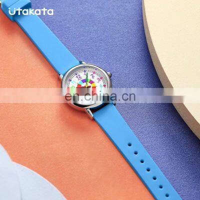 Kids Watch In Quartz Utakata Children Brand Alloy Case Jelly Silicone Watch Sport Wristwatch 24 Hours Dial Watches Kids photo-2