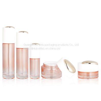 50g round cream bottle (spot), 40ml press lotion cosmetics glass bottle, 120ml high-end toner bottle