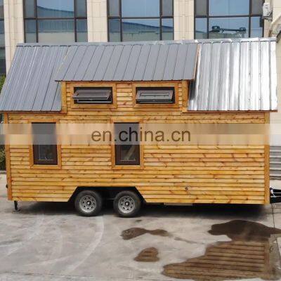 Aluminum frame with composite door aluminum foil trailer container house mobile house