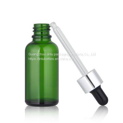 5ml Green Essential Oil Sub Bottled Spot Aromatic Dropper Glass Bottle 100ml Bayonet Anti-theft Cap Sample Bottle photo-3