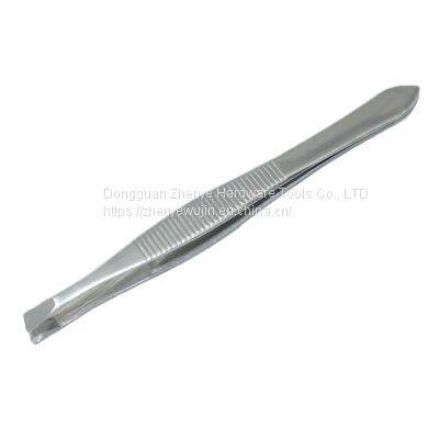 Oblique Head Eyebrow Clip, Small Tweezers, Hair Removal Forceps, Eyebrow Trimming Clip, False Eyelash Clip, Hair and Beard Tweezers, Beauty Makeup Tools photo-4