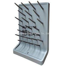 Lab Polypropylene Drying Rack PP Pegboard Drip Rack for Laboratory Utensil Use