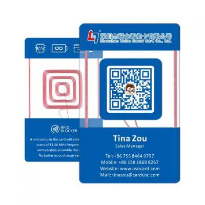 Signal Block From Credit Card RFID Card Blocker Shielding Card photo-2