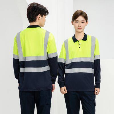 Customized T-shirts and Vests, High Gloss Reflective Work Clothes, and Workwear With Logo Embroidery photo-3