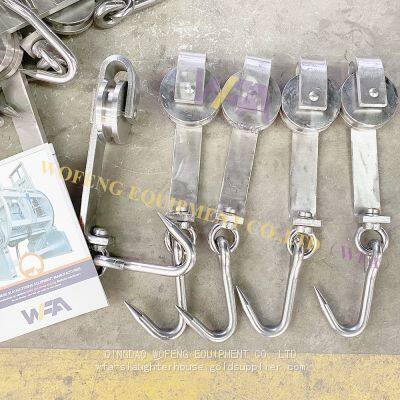 Cow Slaughtering Pulley Hooks For Cattle Slaughter Line Machine photo-2