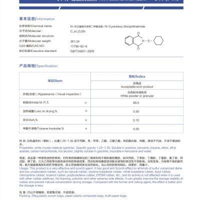 Rubber retarder PVI/CTP