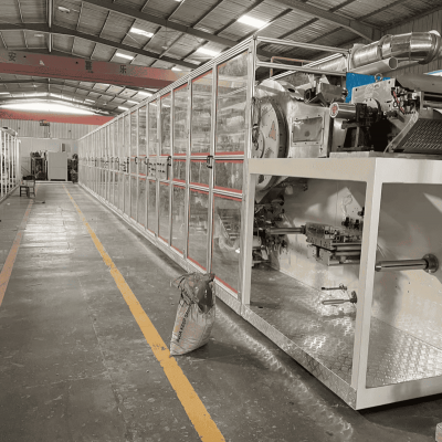 T Shape Full Servo Automatic Baby Diaper Machine