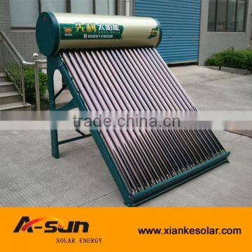 hot selling non-pressure solar hot water heater system