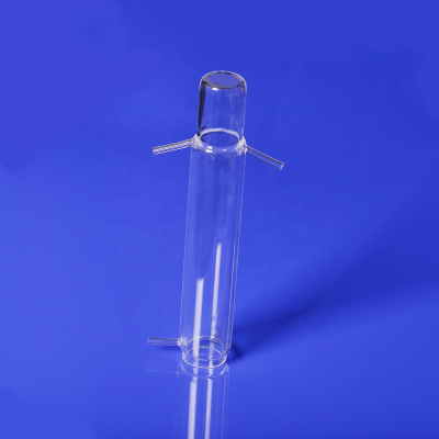 AcidAlkli Resistant TOC-3000 WTC Quartz Glass Reaction Vessel Quartz Processing Tube