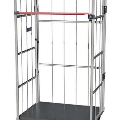 Scale Heavy Duty Rolling Wire Mesh Storage Cage for Cargo Collecting