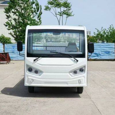 Three-ton Electric Truck, Suitable for Workshops, Docks and Factory Areas to Haul and Transport Goods. Four-wheel Electric Vehicle, Flatbed Truck With a Load Capacity of Three Tons