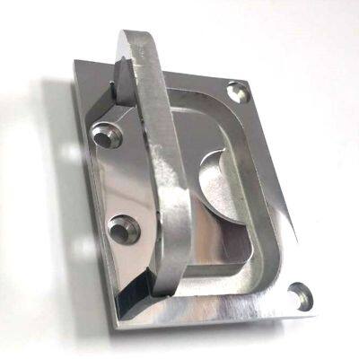 316 Stainless Steel Flush Lifting Handle and Recessed Door Pull for Boat Deck Hatch Handle photo-3