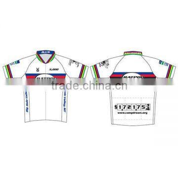 china supplier custom sublimation cycling jersey