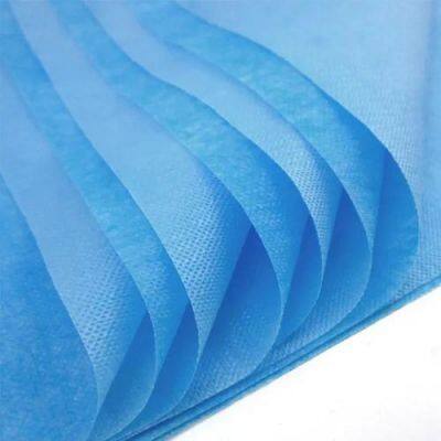 Tela no tejida de fibra hilada