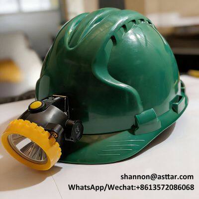 ATEX Cordless LED Cap Lamp Underground Mining Safety Helmet Lamp