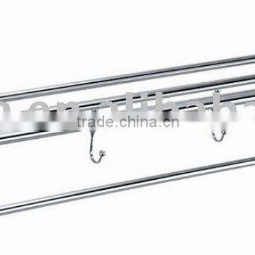 Stainless steel towel rack towel holder towel rail movable bathroom towel rack H-005