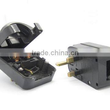 Top Grade Home/Apartment/Industrial EU Schuko Germany Type C Type F to UK Type G Singapore Plug Travel Adapter Converter