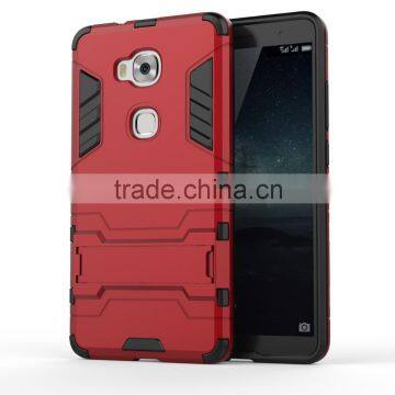 For Huawei Mate 8 Mate s Ascend P8 P8 Lite P9 P9 Lite G8 P9 Plus Honor 5X Armor Cover Iron Man Kickstand Case Shockproof photo-3