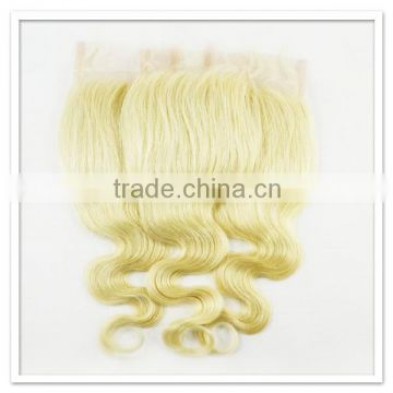 Alibaba China Wholesale Cheap Body Wave 100% Virgin Brazilian Human Hair silk base free parting lace closure