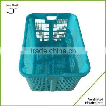 Nesting plastic storage basket for fruit vegetable