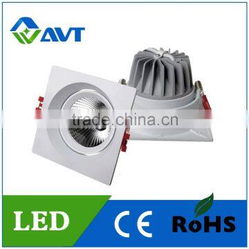 High luminance cob 5W10W LED recessed downlight round /square 2/3 warranty