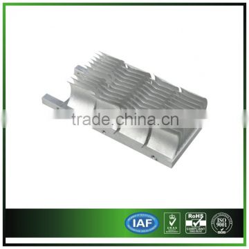 Skived Fin Aluminum Heatsink , CNC Machining Heatsink