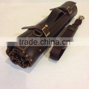 Hospitech Real Leather Chef Knife Roll Bag (Hold 8 Knives) photo-2