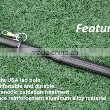 (120440) High Quality 3*AAA/18650 Rechargeable Led Flashlight Torch Police Baton photo-5