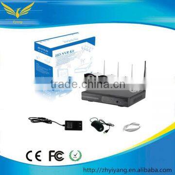wireless video camera! 4ch NVR KIT 720P 1.0mp Wireless wifi IP Camera P2P Network security wifi ip camera with nvr kit